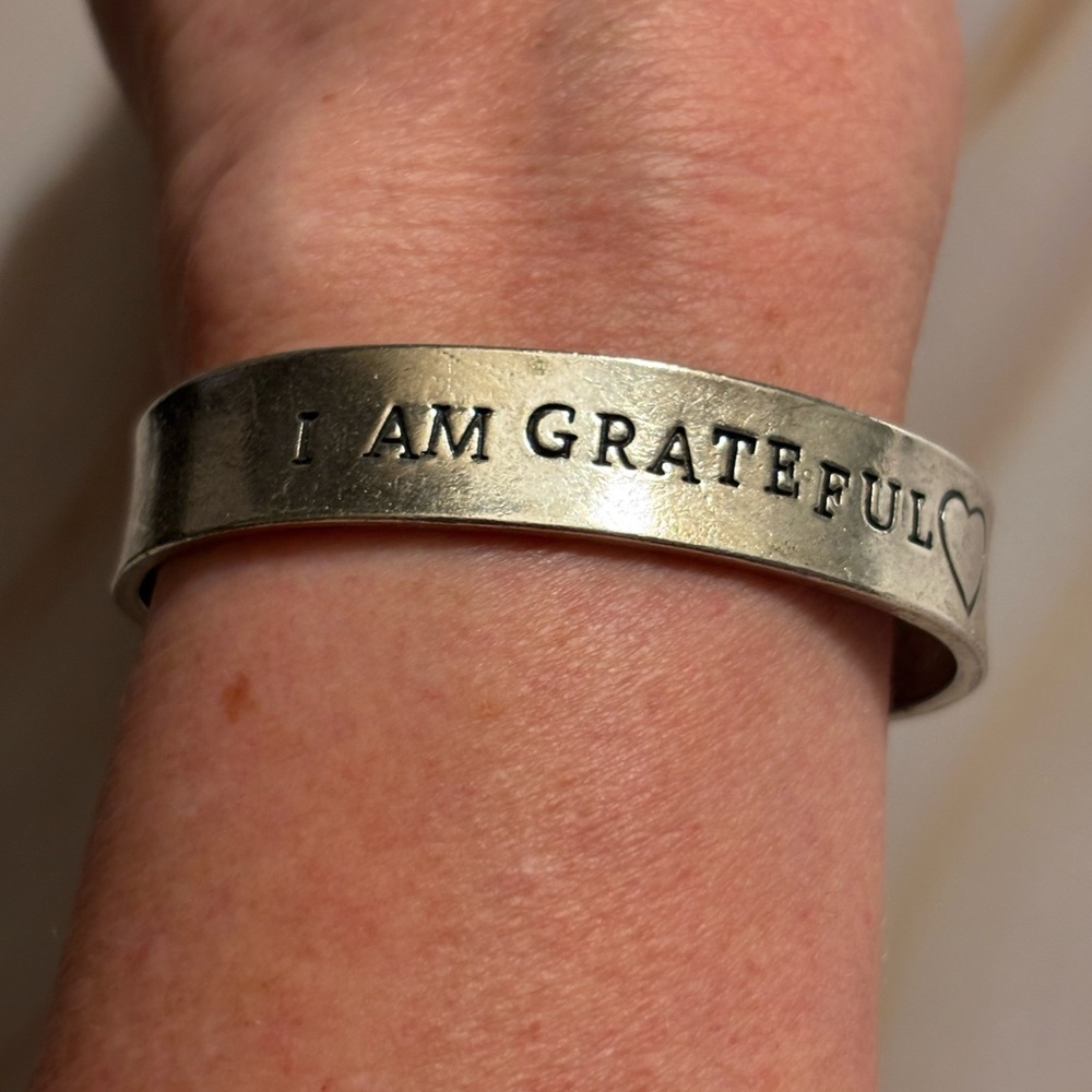 Silver Inspirational Bracelet